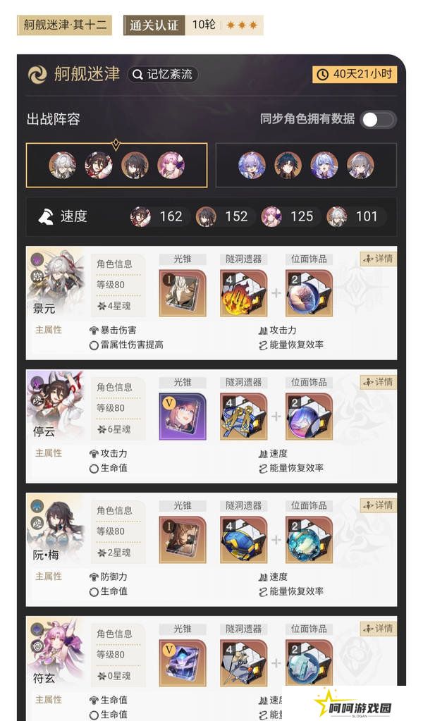 崩坏星穹铁道混沌回忆舸舰迷津其十二如何配队 1.0老C满星配队攻略[多图]图片3
