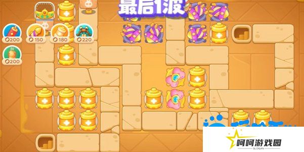 《保卫萝卜4》法老归来第108关通关攻略