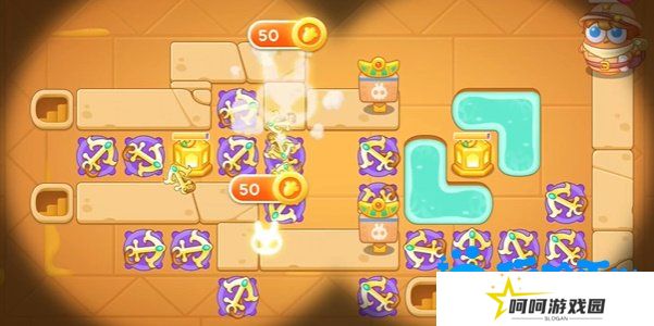 《保卫萝卜4》法老归来第109关通关攻略
