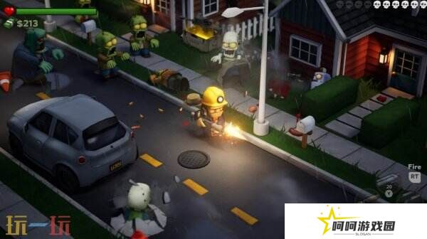 轻松街机射击游戏《Zombieville USA 3D》现已正式发售