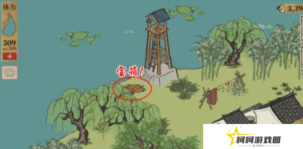 《江南百景图》钱塘春行宝箱位置一览
